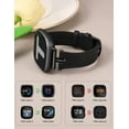 thumbnail image 3 of Wearlizer Leather Band Compatible with Versa 3 Bands/Sense Bands/Sense 2 Bands/Versa 4 Bands for Women, Dressy T-Shape Metal Buckle Leather Strap, 3 of 6