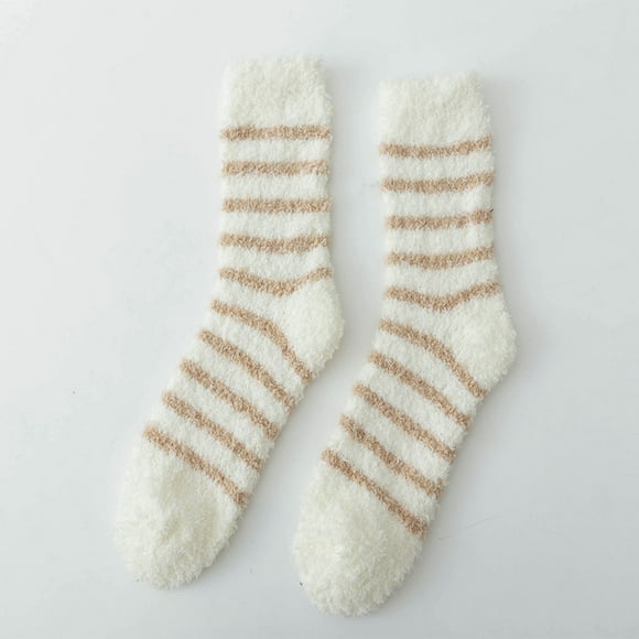 Roncen Fuzzy Socks for Women - Fluffy Socks Women, Womens Comfort Slipper Sock of Coral Fleece for Winter