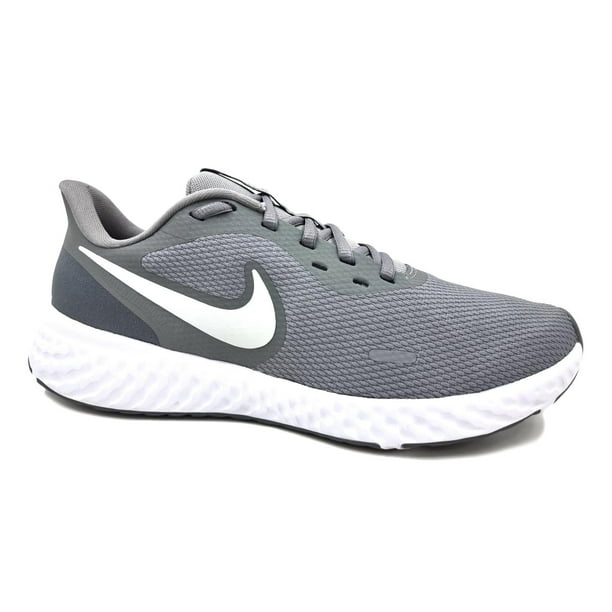 Tenis Nike Revolution 5 Para Hombre Gris Blanco BQ3204005 gris 26.5 Nike BQ3204005 Walmart en linea