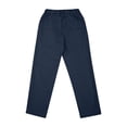 thumbnail image 3 of Uniform Pants for Boys Pull On Chino Pants with Pockets Straight Pants Navy Uniform Pants Back to School Clothes Teen Preppy Clothes 13-14 Years, 3 of 6