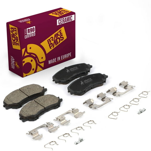 Metrix Premium Chassis Parts - Front Ceramic Disc Brake Pad Set D1737 Fits 2014-2020 Nissan Rogue, 2017-2021 Rogue Sport Made in Europe