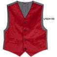 thumbnail image 7 of Tommy Hilfiger Boys' Big Velvet Vest, Red, 7 of 7