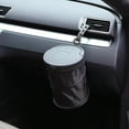 thumbnail image 3 of Car Trash Can Foldable Car Dustbin With Lid Leak-Proof Waterproof Hanging Washable Portable Garbage Container For Vehicle Home Office, 3 of 8