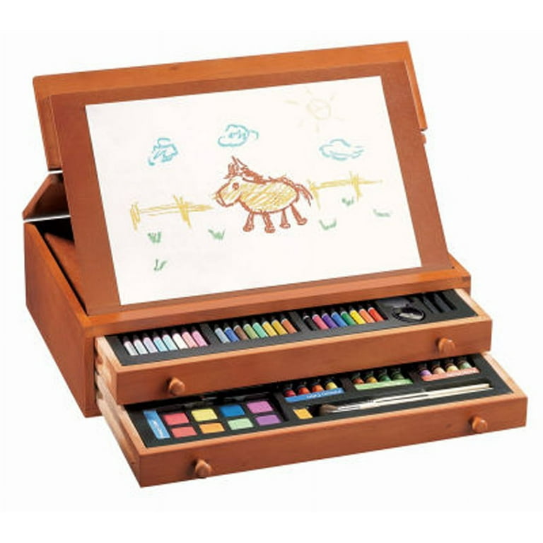 School Stationery Art Supplies 103PCS Artist Drawing Art Set in Wooden Case  - China Art Kit, Artist Kit