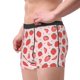 thumbnail image 2 of Balery Strawberry Calzoncillos bóxer para hombre, ropa interior de algodón suave y transpirable con cinturilla de nailon-X-Large, 2 of 5