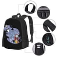 thumbnail image 4 of Jack And Sally Night-Mare Before Christmas Backpack,3d Print Laptop Backpack Lightweight Casual Daypack Bookbag Multi-Function Travel Backpack, 4 of 5