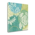 thumbnail image 2 of Tangletown Fine Art 'Floral Decal Turquoise II' Graphic Art Print on Canvas, 2 of 2
