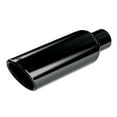 thumbnail image 1 of Borla Embout de Tuyau d'Échappement 20162 T-304 Acier Inoxydable; Diamètre d'Entrée 2,75 Pouces; Diamètre de Sortie 4 Pouces; Coupe d'Angle; Bord Roulé; Longueur 14 Pouces; Chrome Noir sur Embout en Acier Inoxydable T-304, 1 of 4