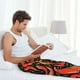 thumbnail image 5 of Fotbe Red Hot Chili Pantalones de Pijama para Hombre, Pantalones de Dormir, Pantalones de Casa con Cintura Ajustable y Bolsillos-Small, 5 of 6