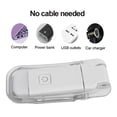thumbnail image 3 of LED Bookmark Light, USB Rechargeable 3 Brightness Warm White Light Portable Clip On Reading Lamp For Night Reading, 3 of 8