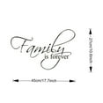 thumbnail image 3 of Stickers - Household Stickers - Family Forever Wall Sticker Quotes Decal Inspirational Saying for Living Room Decor - Sticker (1 Sheet), 3 of 5