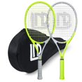 thumbnail image 1 of Raquetas de Tenis LUNNADE Azul con Cubierta y Regrip para Adultos 27 Pulgadas para Hombre y Mujer, 1 of 7