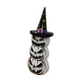 thumbnail image 4 of Calabazas inflables apiladas de Halloween, decoración de jardín gigante, linda y espeluznante blanco, 4 of 9