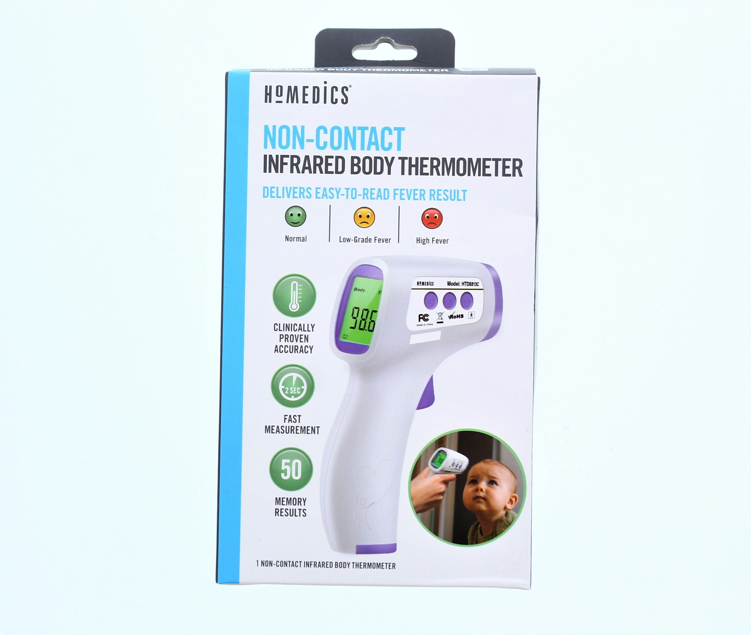 Homedics NonContact Infrared Body Thermometer