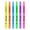 6ct Neon, variant on WRITECH Retractable Highlighters Assorted Colors: Chisel Tip Click Aesthetic Highlighter Marker Pens Pack Multi Colored Ink No Bleed Smear for Highlighting Journaling (6ct Mild)