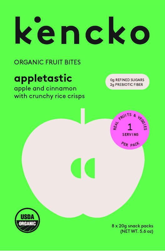 Kencko Organic Fruit Bites Multipack 8x 20g Appletastic 5.60oz