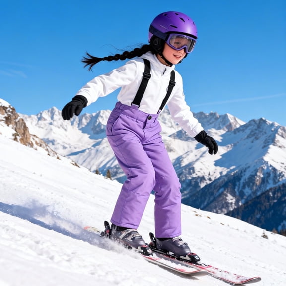 XXWXYD Kids Snow Bi𝖻s Girls Boys Ski Bib Snowboard Pants Insulated 𝖶aterproof Winter Snowsuit Toddler Little Kid Teen Cold Weather Gear