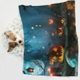 thumbnail image 6 of Pofeuu Spooky Halloween Print Puppy Blanket,Dog Blankets,Pet Blanket Cozy Cat Blankets for Indoor Cats, Fuzzy Pet Blanket for Kitten Doggy Dog Blankets-Medium, 6 of 8