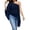 Blue, variant on BODOAO Women’s One Shoulder Asymmetrical Blouse Batwing Sleeve Flowing Poncho Top Loose Fit Elegant Tunic Shirt for Party Evening Vacation Wedding Guest Dressy Outfits Black L