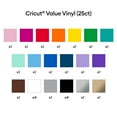 thumbnail image 3 of Cricut Value Vinyl Sheets, Rainbow Sampler, 12" x 12", 25 Count, 3 of 8