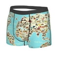 thumbnail image 2 of Kll World Travel Line Icons Map Men'S Cotton Boxer Briefs Underwear-Xx-Large, 2 of 9