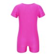 thumbnail image 2 of Jizyo Kids Boys Girls Short Sleeves Ballet Dance Gymnastics Leotard One Piece Biketard Jumpsuit Dancewear Rose 8, 2 of 5