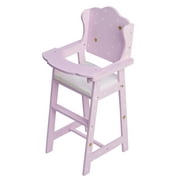 Olivias World Baby Doll Wooden Furniture High Chair Dolls Toy Play TD-0098AP