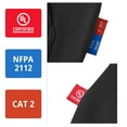 thumbnail image 3 of UNIFU FR Shirts for Men Flame Resistant Zipper 12OZ Heavy Weight Long Sleeve Fleece 100% C NFPA2112/CAT2 Hooded Sweatshirt, 3 of 9