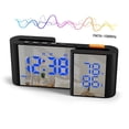 thumbnail image 4 of Sleek Bedside Alarm Clock Radio: Dual Display, USB Port & Sleep Timer & FM radio, 4 of 12