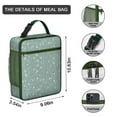 thumbnail image 3 of Wildflower Insulated Lunch Bag Box Men Reusable Lunch Bag Lightweight Lunch Tote Portable Bag Office Hiking, 3 of 6