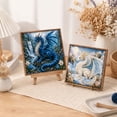 thumbnail image 5 of Mythic Dragon Realms DIY Fabric Poke Art Kit with Frame, 3D Textile Crafting Set for Stress Relief and Creative Decor, Unique Handcrafted Wall Hanging, 5 of 7