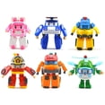 thumbnail image 2 of Korea Cartoon Poli Action Figures Transformation Anime Hand Deformation Car Model Airplane Gift Toys Robots For Children 3, 2 of 6