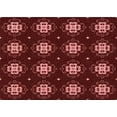 thumbnail image 1 of Ahgly Company Indoor Rectangle Patterned Cherry Red Area Rugs, 8' x 10', 1 of 6