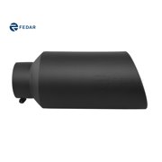 Fedar 5" Inlet 8" Outlet 18" Long Rolled End Angle Cut Exhaust Tailpipe Tip