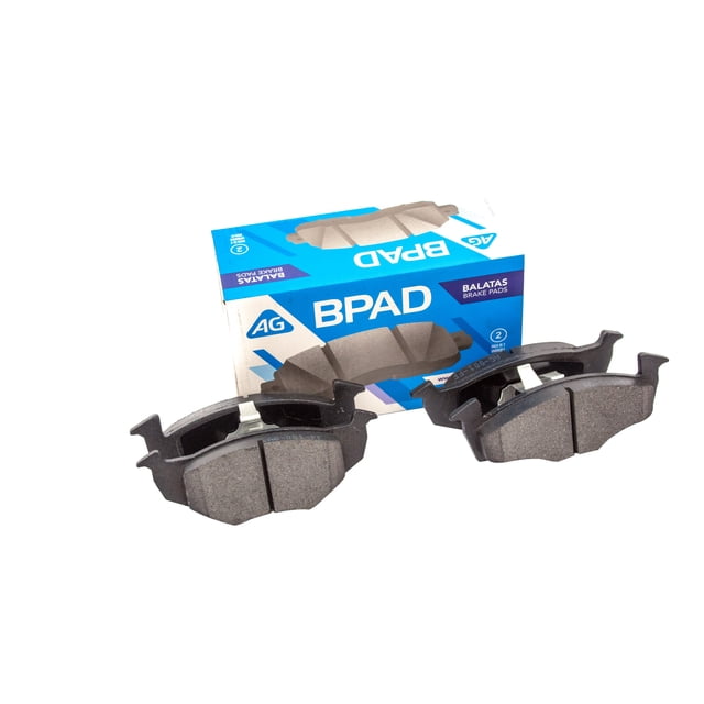 Balatas AG para Auto Delanteras para Seat León (Mayor espesor con clips) 2002 a 2008 2 Piezas Nuevas
