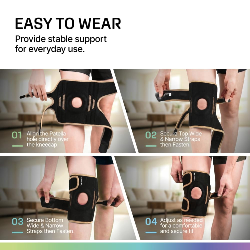 MODVEL Donut Knee Brace With Strap Copper (Large)