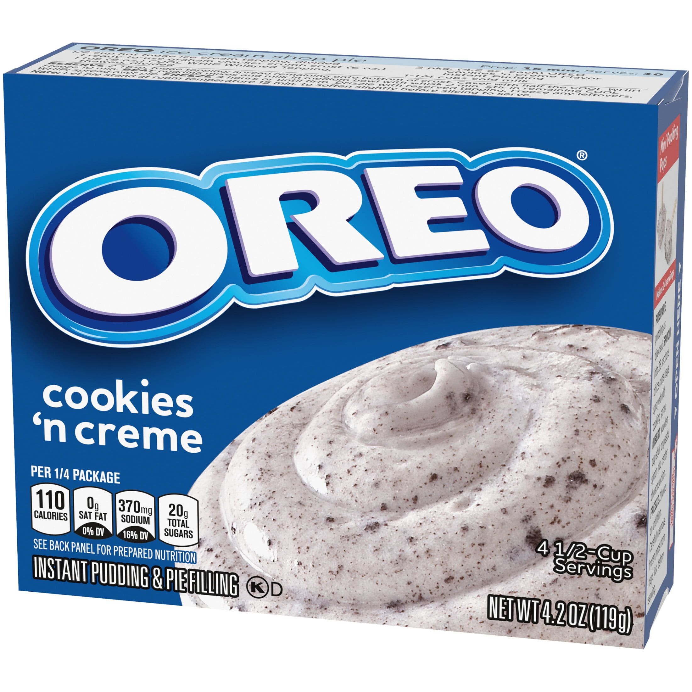 Jello cookies and cream pudding pie hotsell