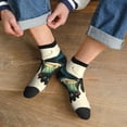 thumbnail image 3 of Naloa Blue Black Butterfly Art Ankle Socks for Women Non Slip Socks No Show Socks Classic Low Cut Casual Socks Casual Socks, 3 of 7