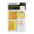 thumbnail image 5 of Foldmade™ 1" Pressboard FSC Certified Eco-Friendly Binder & Stationery Office School Supply Set with Scissors, Stapler, Expandable Zipper Pouch, Flag/Tab Sticky Note Set 3-in-1 Pen/Pencil - White, 5 of 15