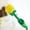 C006- Yellow, variant on Plush Stuffed Animals, Flower Stuffed Animal, Plush Flower Bouquet, 12 in, Pink Petal, Flower decorations, Mother's Day decorations, Blue decorations, Mother Day Gifts for Mom,