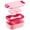 Pink, variant on Bento Box,Leak-Proof Lunch Box Containers for Women & Men,Stackable Lunch Box Containers with Compartments,Plastic Food Storage Container Bento Box,Lunch Containers with Lid for Adults,White