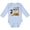 AE-Light Blue, variant on Inktastic Two and Digging It Bulldozer 2nd Birthday Boys or Girls Long Sleeve Baby Bodysuit