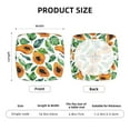 thumbnail image 6 of Chair Seat Covers Sets, Papaya palm leaves -Chair Seat Covers for Dining Chairs, Stretch Chair Seat Slipcovers Protector Kitchen Chair Cushion Covers Bar Stool covers set of 2, 6 of 7