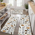 thumbnail image 2 of Trick or Treat Halloween Pattern Kitchen Rugs Sets Of 3,Kitchen Runner Rugs Non Skid Washable,Decorative Kitchen Floor Mats for Kitchen,Sink,Laundry,17"x30"+ 17"x47" + 17"x59", 2 of 6