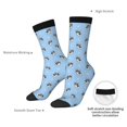 thumbnail image 4 of Logiee French Bulldog Puppy Print Adult Socks for Men & Women,Calf Socks, Ankle Socks,Boots Socks,Breathable Casual Sock,Unisex Crew Socks, 4 of 6