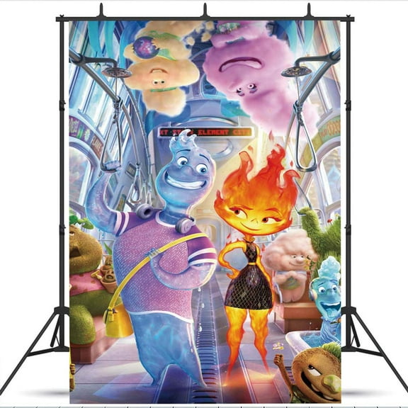 Elemental school Taspestry Wall Decor Birthday Banner Backdrop Background Party Supplies Poster Fans