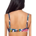 thumbnail image 2 of Women's Bleu Rod Beattie F22351D Absolutely Fabulous Tie Front Underwire Swim Top (Multi 38DD), 2 of 2