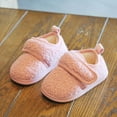 thumbnail image 2 of Kids Boots Winter Girls Soft Sole Indoor Slippers Warm Lined Booties Easy on Design Cozy Home Floor Footwear Kids Boots Girls Pink 15.5, 2 of 4