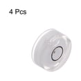 thumbnail image 3 of Unique Bargains 4 Packs Round Bubble Level 15x6mm Mini Circular Bullseye Spirit Levels for Leveling Camera Tripod Telescope, White, 3 of 6