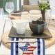 thumbnail image 3 of Nueva Bandera de Mesa Del Día de La Independencia con Patrón de Camión Enano Patriótico, Mantel, Decoración de Mesa, Bufanda de Tira, 3 of 4